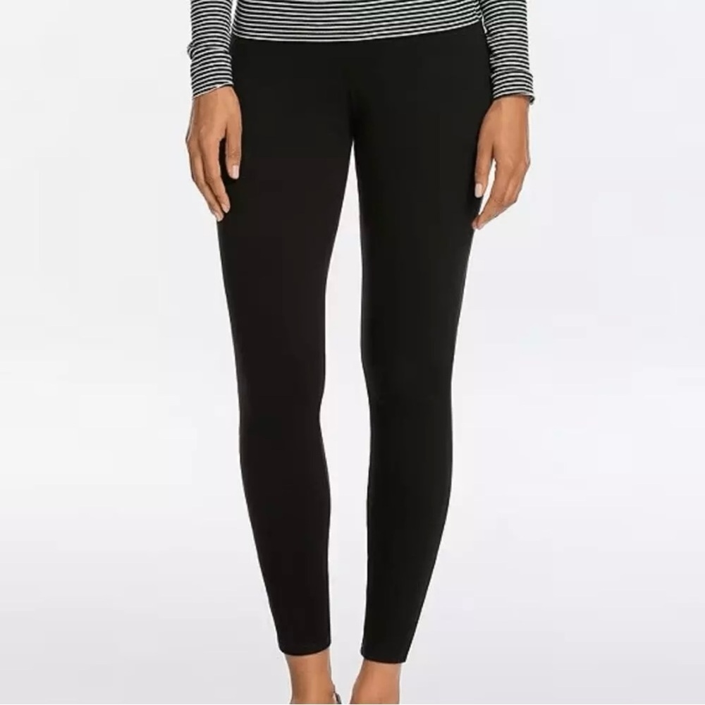 Spanx Women's Jean-ish Black Ankle Leggings Size Medium